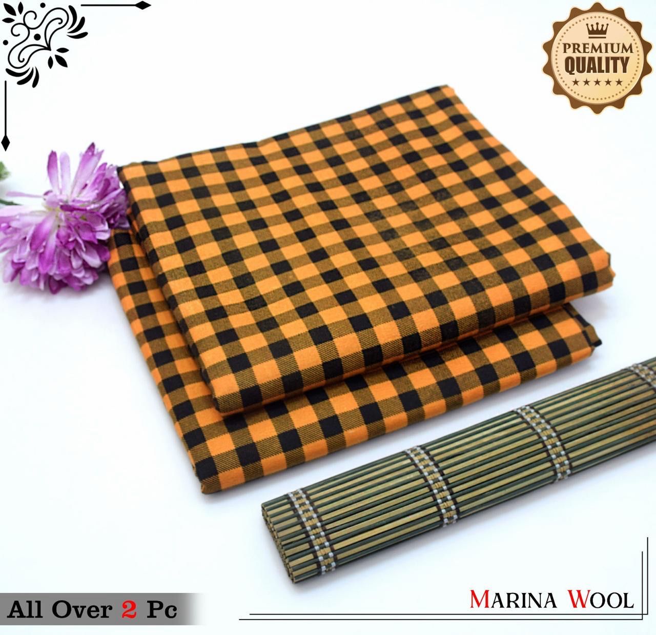 🥳 SALE ALERT! Floral Prints 2 Pcs Marina Wool Collection